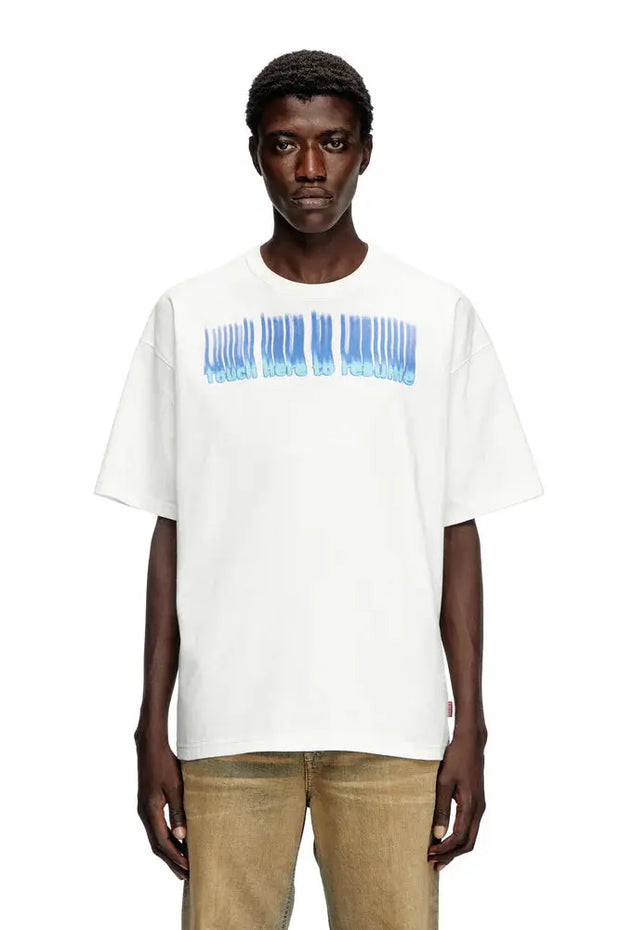 T-shirt with slogan print Diesel