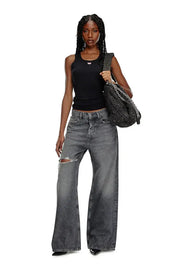 Tank top with embroidered D patch Diesel