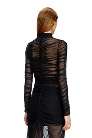 Tulle jersey top Diesel