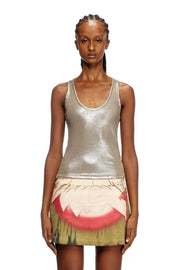 Metallic tank top Diesel