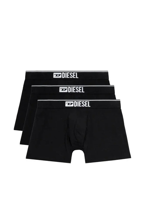 Three-pack of plain long boxer briefs Diesel