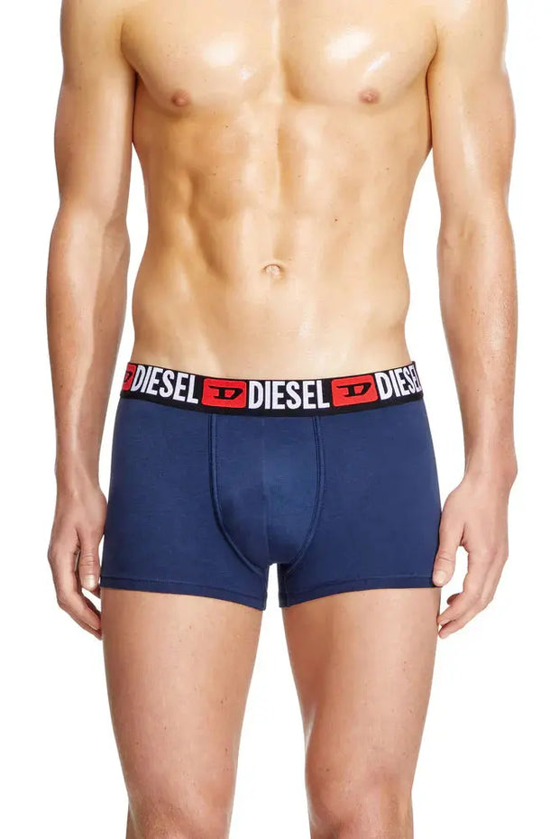 Three-pack of all-over logo waist boxers Diesel
