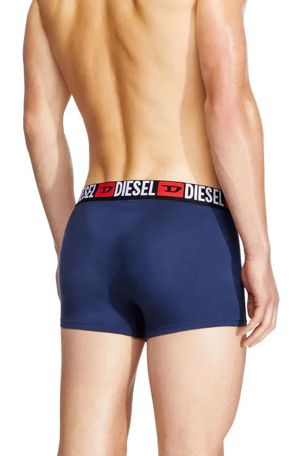 Three-pack of all-over logo waist boxers Diesel