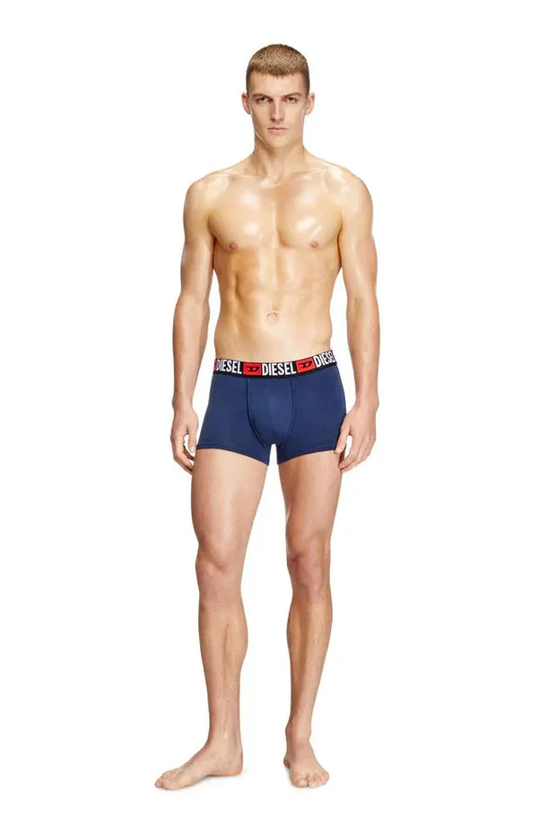 Three-pack of all-over logo waist boxers Diesel