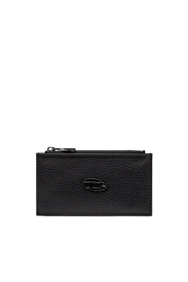 Flat card holder in grainy leather Diesel