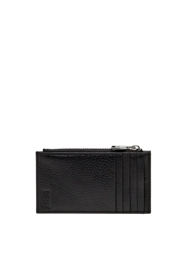 Flat card holder in grainy leather Diesel