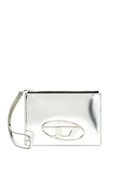 Zipped pouch in mirror leather Diesel