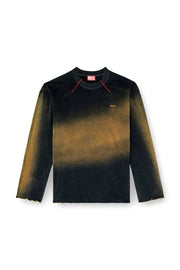 Faded long-sleeve T-shirt with micro logo Diesel