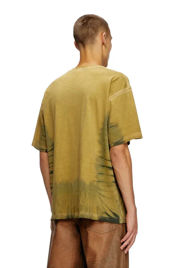 Tie-dye T-shirt with spotlight print Diesel