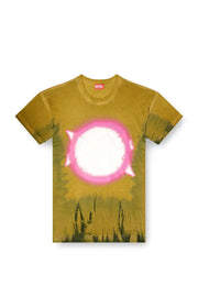 Tie-dye T-shirt with spotlight print Diesel
