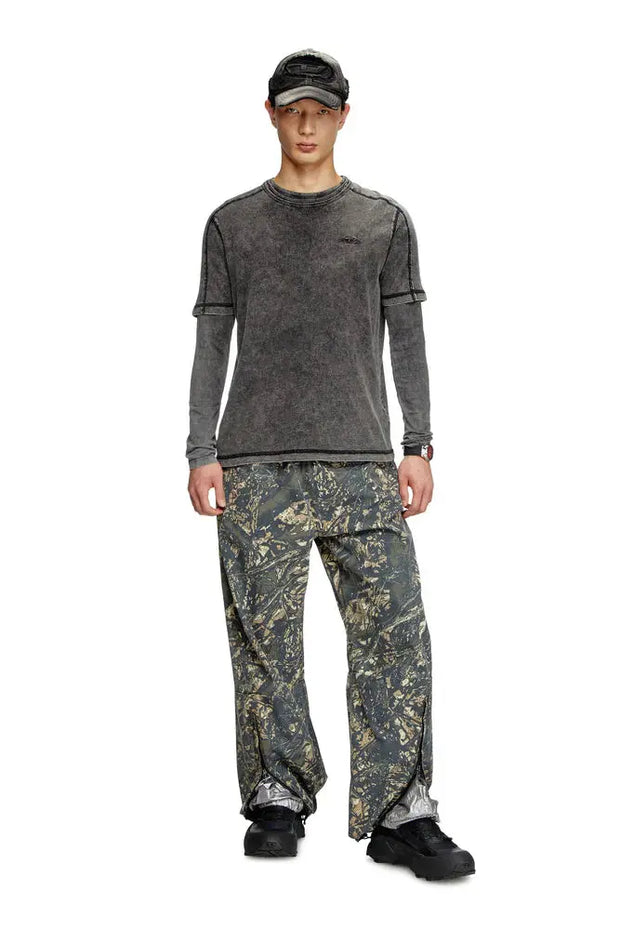 Denim-look jersey T-shirt Diesel