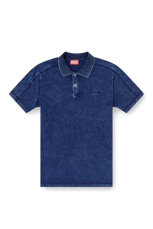 Denim-look polo shirt Diesel