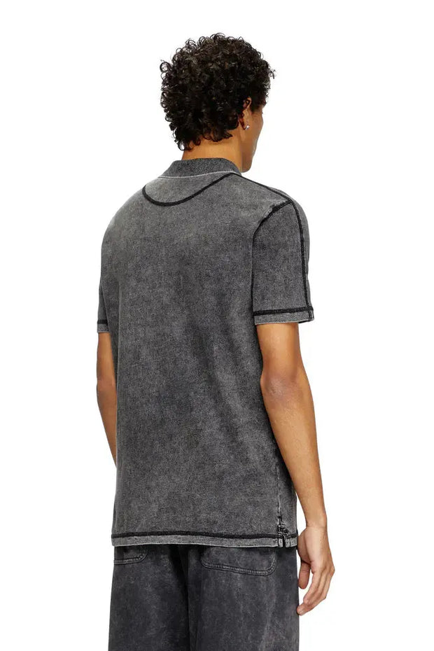 Denim-look polo shirt Diesel