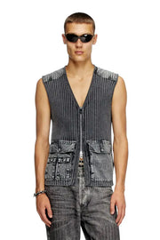 Utility vest with contrast panels Diesel