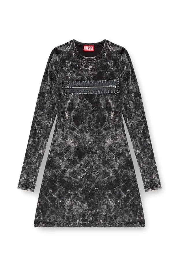 Short dress with zipped cut-out Diesel