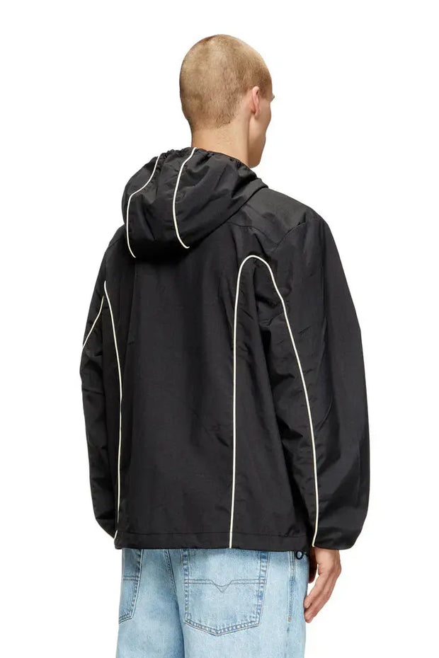 Windbreaker with contrast piping Diesel