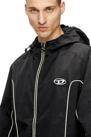 Windbreaker with contrast piping Diesel