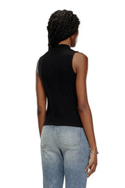 Ribbed tank top with mock neck Diesel