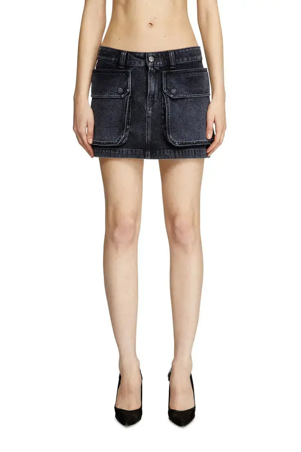 Mini skirt in batavia-weave denim Diesel