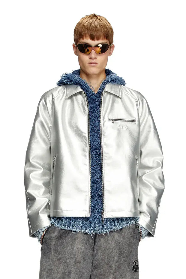 Metallic coach jacket Diesel