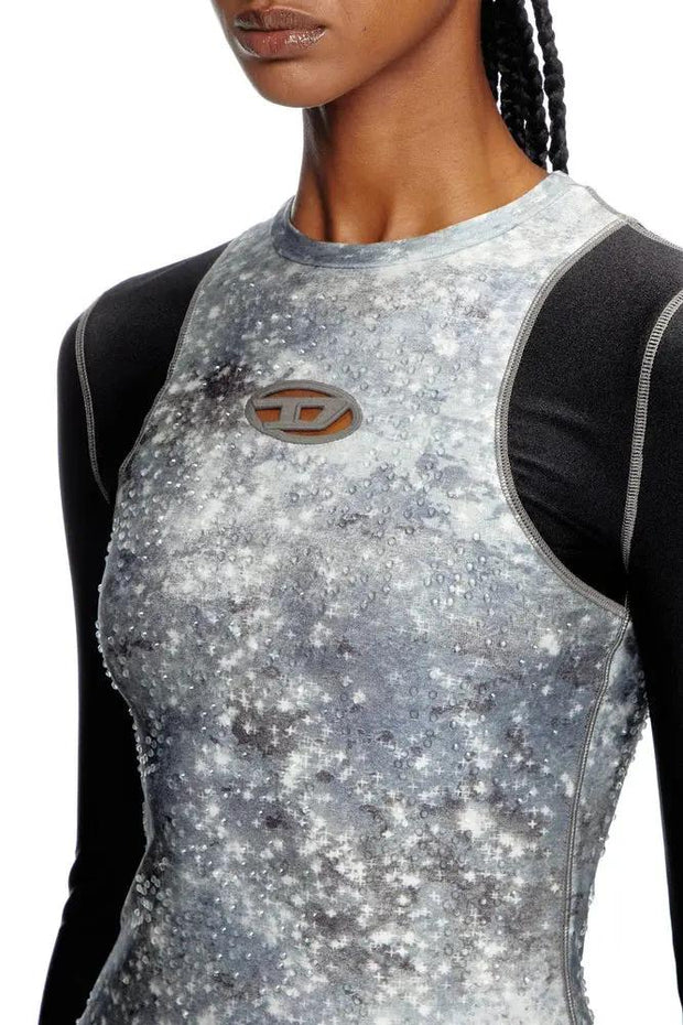 Long sleeved mini dress Diesel