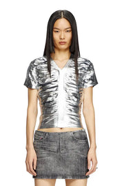 Gathered slim fit T-shirt Diesel