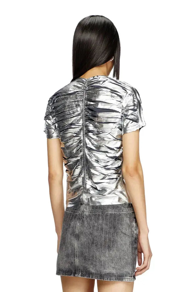 Gathered slim fit T-shirt Diesel