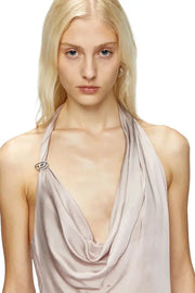 Bias cut dress with asymmetrical hem Diesel