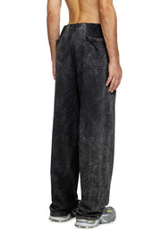 Treated sweatpants with gathered waist Diesel