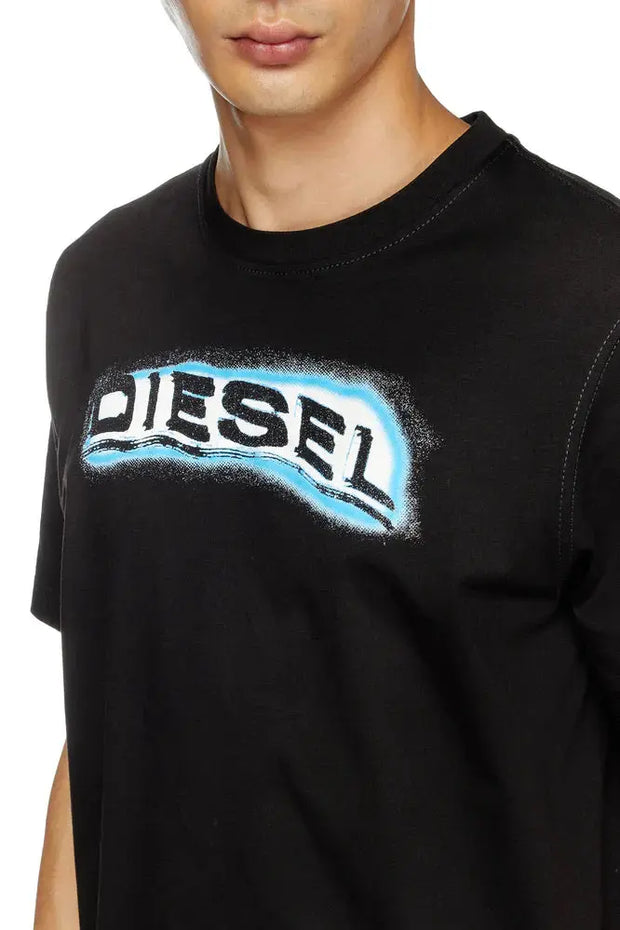 T-shirt with puff-print logo Diesel