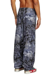 Sweatpants with marble wash treatment Diesel