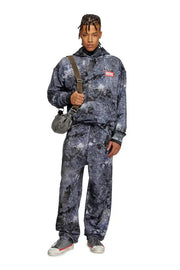 Sweatpants with marble wash treatment Diesel