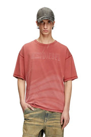 Laser-faded logo T-shirt Diesel
