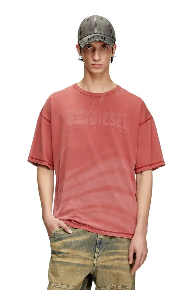 Laser-faded logo T-shirt Diesel