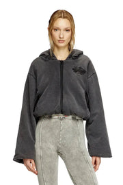 Cropped zip-up hoodie Diesel