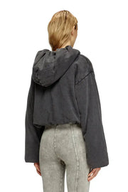 Cropped zip-up hoodie Diesel