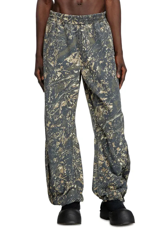 Stylised camo utility pants Diesel
