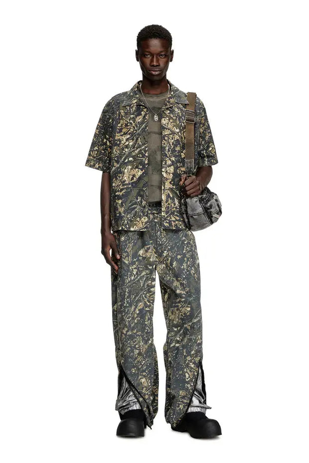 Stylised camo utility pants Diesel