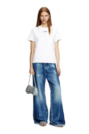 Regular fit T-shirt with cut-out Oval D Diesel