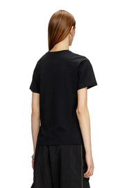 Regular fit T-shirt with cut-out Oval D Diesel