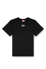 Regular fit T-shirt with cut-out Oval D Diesel