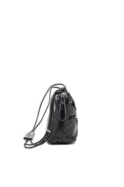 Scrunch-D-Bucket bag in shiny wrinkled leather Diesel