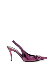 D-Venus-Slingback pumps with mirror finish Diesel