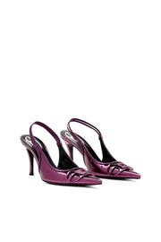 D-Venus-Slingback pumps with mirror finish Diesel