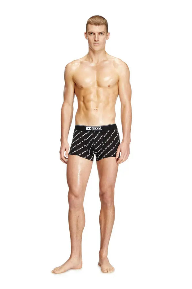 Three-pack boxer briefs with diagonal logo Diesel