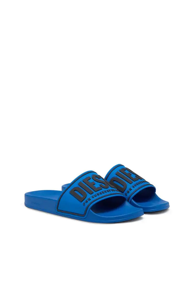Sa-Mayemi-Pool slides with 3D logo Diesel
