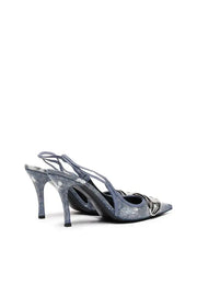 D-Venus-Slingback pumps in distressed denim Diesel