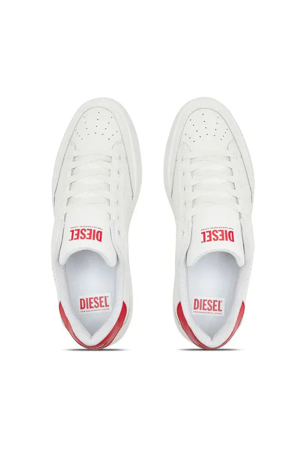 S-Dakota-Leather sneakers with perforated logo Diesel