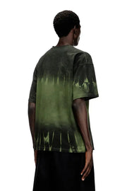 Tie-dye T-shirt with logo print Diesel