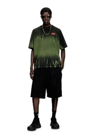 Tie-dye T-shirt with logo print Diesel